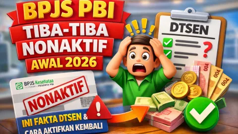 Ribuan BPJS PBI Nonaktif Awal 2026, Ini Fakta DTSEN dan Cara Aktifkan Kembali