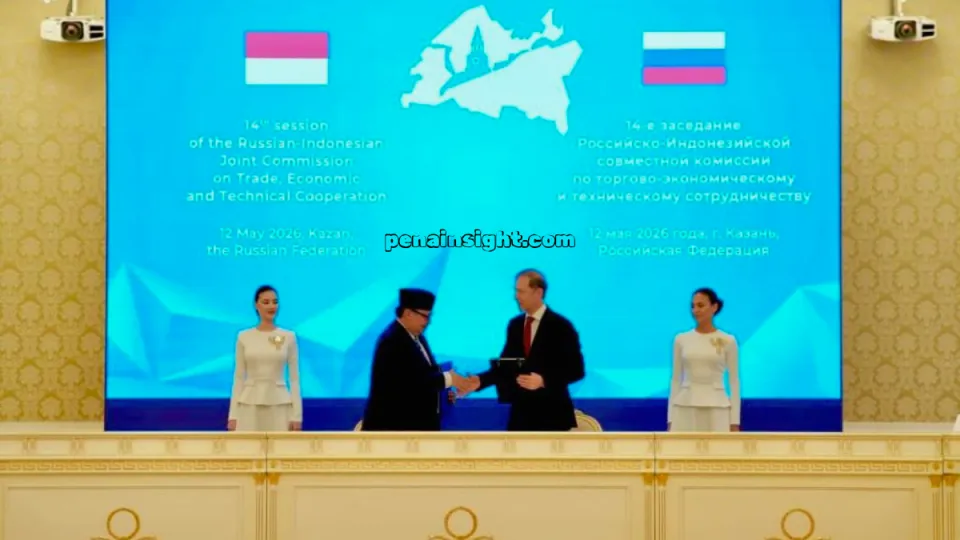 Indonesia-Rusia Sepakati Kerja Sama Strategis Baru, Airlangga Teken Agreed Minutes di Kazan