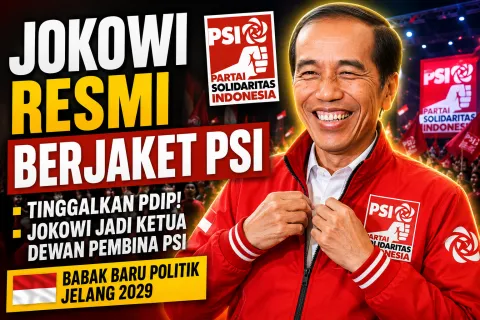 Jokowi Resmi Berjaket PSI? GEMBOS DONG Sinyal Putus Total dari PDIP