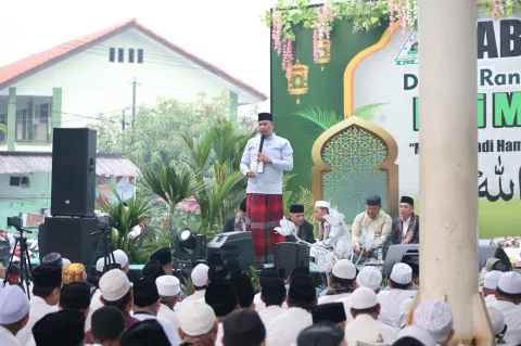 Hadiri Maulid Nabi di Mustikajaya, Wali Kota Bekasi Dorong Warga Perkuat Persaudaraan
