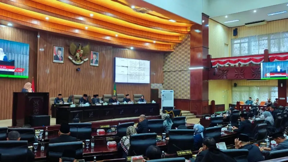 DPRD Kota Bekasi Gelar Paripurna Penugasan Banggar Tindak Lanjuti Hasil Pemeriksaan LKPD 2025