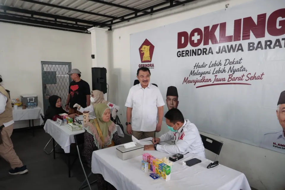 Wakil Wali Kota Bekasi Hadiri Dokter Keliling Gerindra Jawa Barat di Jatiasih