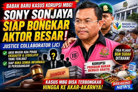 Update Korupsi MBG Makin Panas, Sony Sonjaya Klaim Ada Tokoh Besar Eksekutif dan Legislatif Terlibat