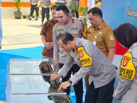 Kapolda Metro Jaya Resmikan Kantor Satpamobvit dan Polsek Babelan, Pelayanan Polisi Makin Cepat