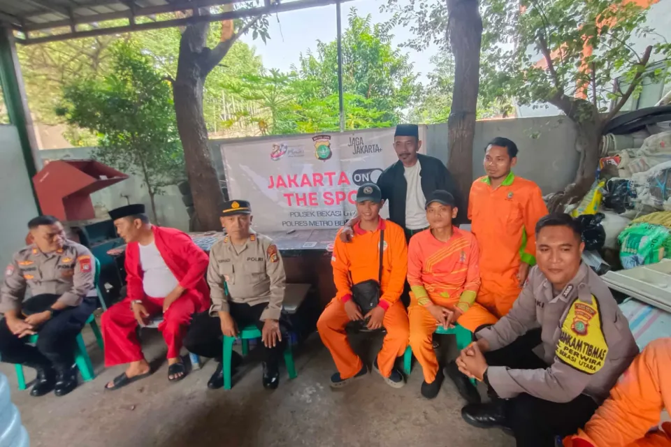 Wakapolsek Bekasi Utara Gelar Jaga Jakarta On The Spot di Kelurahan Perwira, Serap Aspirasi Warga 