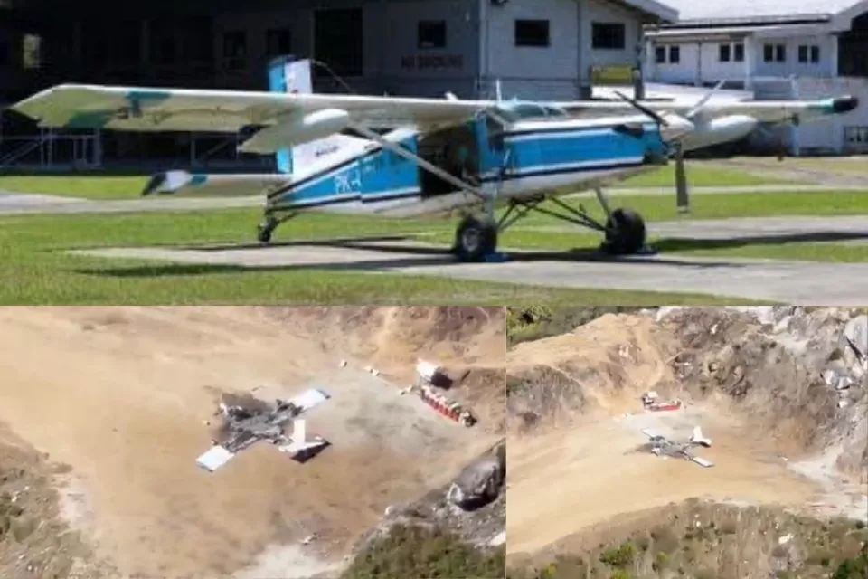 Pesawat Pilatus PK-RCY Terbakar di Bandara Balingga, Penumpang Masih Didata