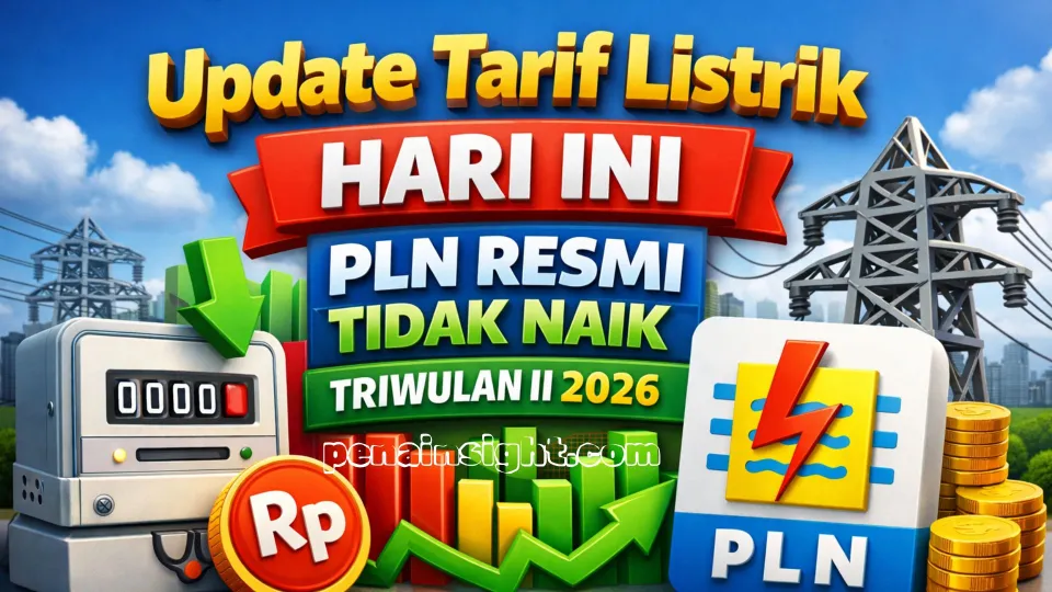Update Tarif Listrik Hari Ini, PLN Resmi Tidak Naik Triwulan II 2026