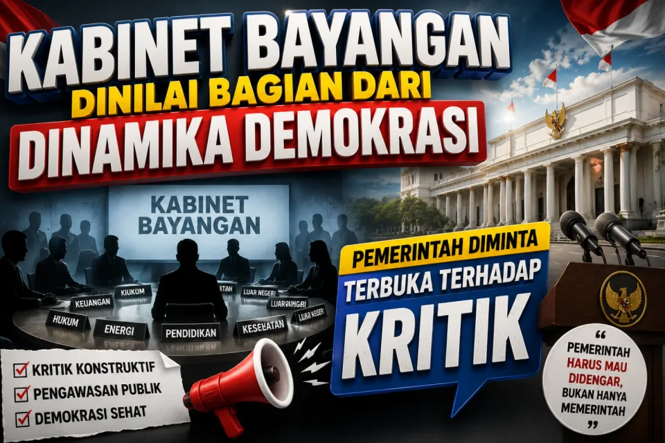 Kabinet Bayangan Dinilai Bagian dari Dinamika Demokrasi, Pemerintah Diminta Terbuka terhadap Kritik