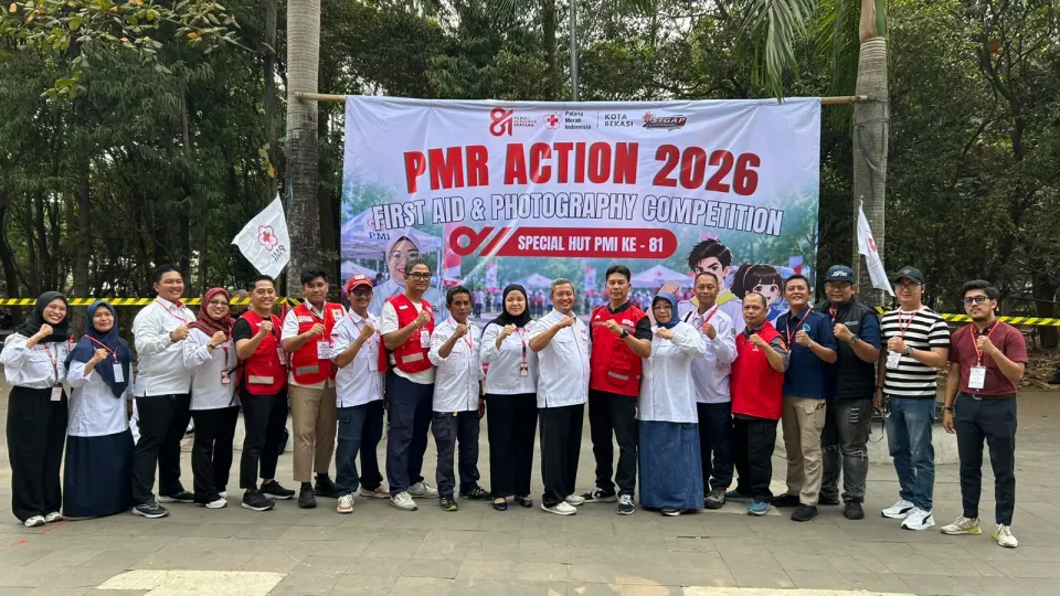 PMI Kota Bekasi Rayakan HUT ke-81, Ratusan Pelajar SMP-SMA Ikut Perlombaan Kemanusiaan
