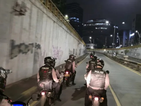 Patroli Perintis Presisi Sikat Penjual Tramadol di Tanah Abang, Empat Pelaku Diamankan Polisi