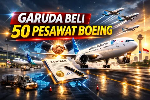 Saham GIAA Panas! Rencana Beli 50 Pesawat Boeing, Langkah Nekat atau Sinyal Kebangkitan Garuda