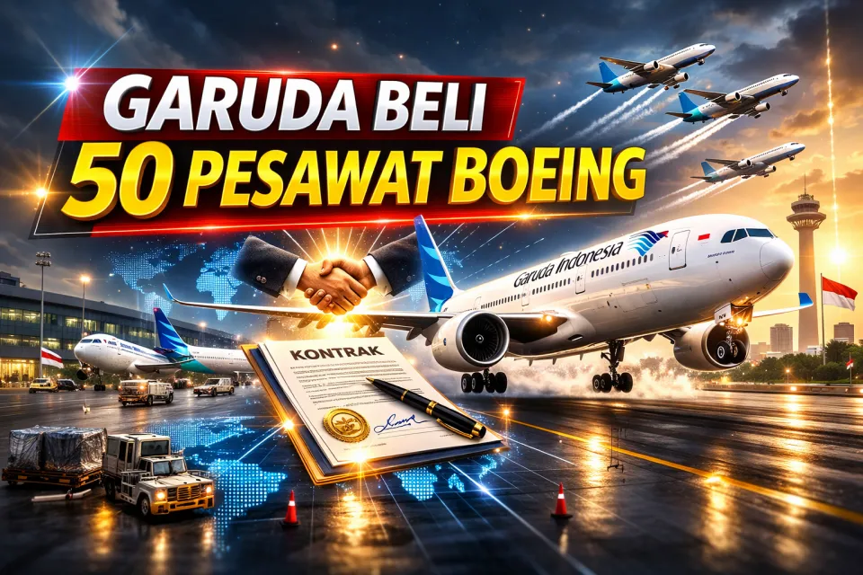 Saham GIAA Panas! Rencana Beli 50 Pesawat Boeing, Langkah Nekat atau Sinyal Kebangkitan Garuda