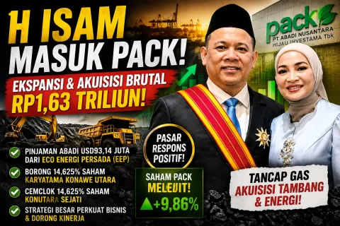 H Isam Masuk PACK! Emiten Ini Langsung Gaspol Akuisisi Rp1,63 Triliun Saat IHSG Berdarah