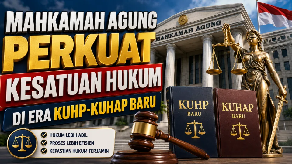 Mahkamah Agung Perkuat Kesatuan Hukum di Era KUHP-KUHAP Baru