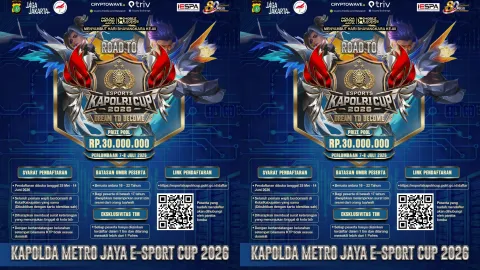 Polda Metro Jaya Gelar E-Sport Kapolda Cup 2026, Siapkan Jalan ke Kapolri Cup Nasional