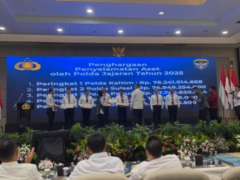 Polda Kaltim Juara Nasional Berantas Korupsi, Selamatkan Aset Rp76 Miliar